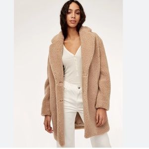 Aritzia Wilfred Teddy Coat
